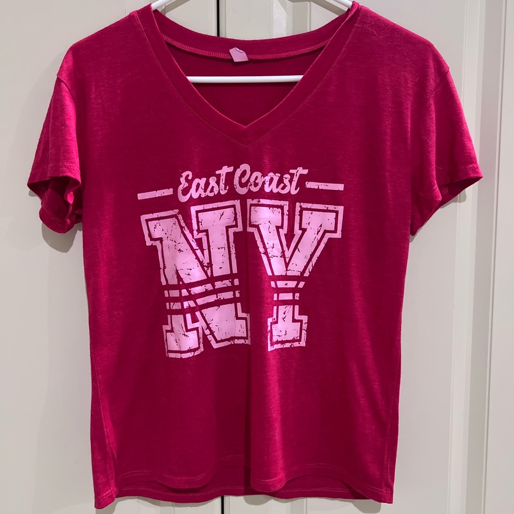 Firehouse East Coast Red V-Neck Kids Size XL